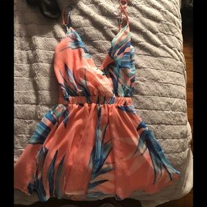 Beautiful pink/coral romper
